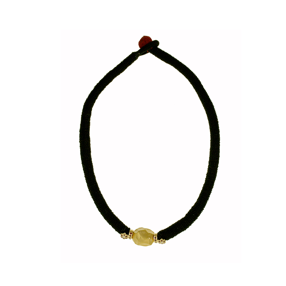 Solo Necklace - Gold Bead