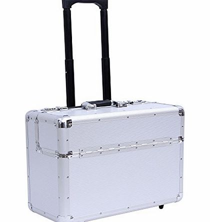 Songmics 47.5 x 37.5 x 22.5cm Pilot Case Trolley Briefcase Business Travel Case JPK88S