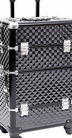 Songmics Nail Art Make Up Beauty Case Trolley Suitcase Box Nail Polishes Objects jhz04b Jewellery Holder