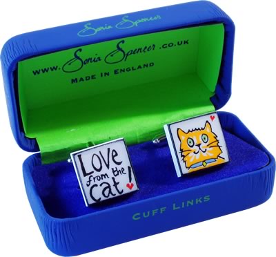 Sonia Spencer Love from the Cat Cufflinks