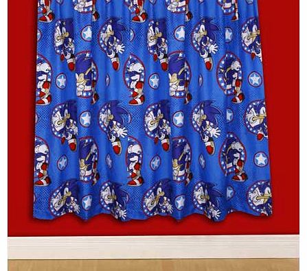 Sonic the Hedgehog Sprint Curtains - 168cm x 137cm