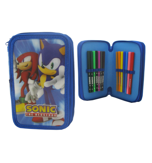 Sonic The Hedgehog Triple Tier Stationary Set