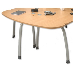Sonix Boom D-End Extension Table Beech