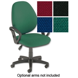 Desire High Back Operators Chair Green
