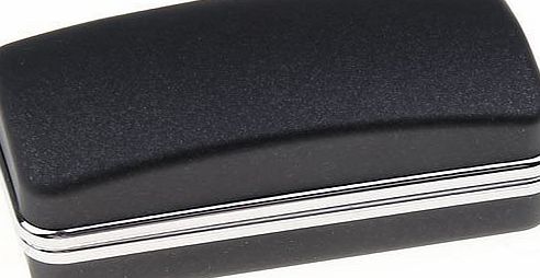 Sonline Deluxe Black Faux Crocodile Cufflink Cuff Link Gift Box Cuboid