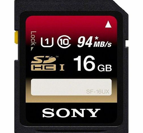 Sony 16GB SDHC Class 10