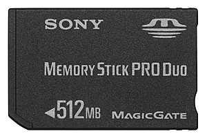 Sony 256Mb Memory Stick Duo Pro with Magicgate