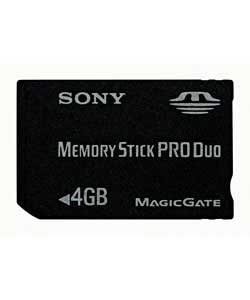 Sony 4Gb Memory Stick PRO Duo MSXM4GSX