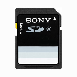 Sony 4GB SD Card (SDHC) - Class 4