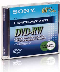 8cm DVD-RW Double Sided Disc DMW60A-BT