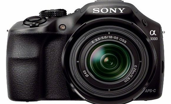 Sony Alpha A3000 20.1MP DSLR Cameras with 18-55mm Lens Kit, E-Mount