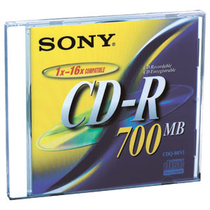 CDR/20 Pack Discs