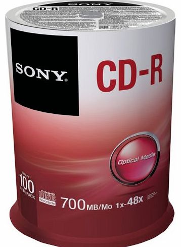 CDR 80min/700MB CD-R spindle 100