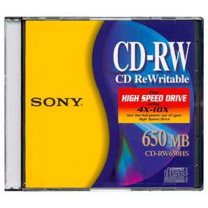 CDRW/10 Pack Discs