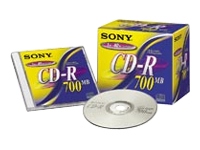 CD-R Media 40x 80Min 700MB 10 pack Jewel Case