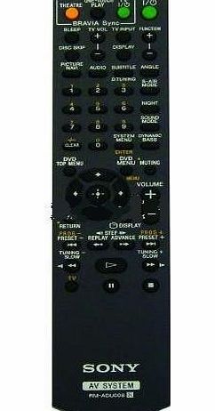 Sony DAV-DZ560 Home Cinema System Original Replacement Remote Control