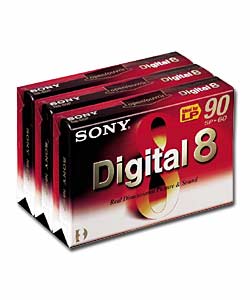 SONY Digital 8 Camcorder Tapes