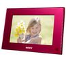 SONY DPF-D70 Digital Photo Frame in red