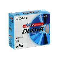 sony DPR 120 - 5 x DVD R - 4.7 GB ( 120min ) 16x