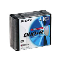 sony DPR120 - 10 x DVD R - 4.7 GB 16x - slim