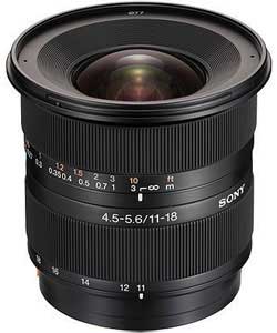 Sony DT 11-18mm f4.5-5.6 Super Wide Angle Zoom Lens