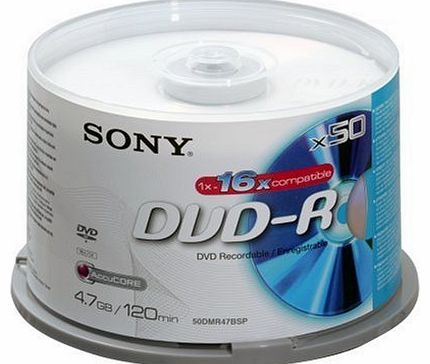 Sony DVD Minus (16X Speed) 50 spindle