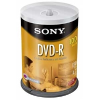 SONY DVD-R/4.7GB Spindle 100pk