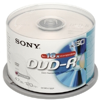 DVD-R/4.7GB Spindle 50pk