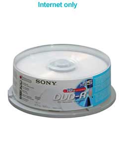 sony DVD-R Spindle 25 Pack