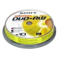 SONY DVD RW 4.7GB 4X 10 PACK SPINDLE