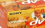 Sony DVM60 DV60 Mini DV Tapes for camcorder - Pack 5