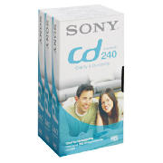 Sony E240 Video Tape 3 Pack