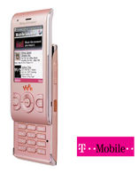 Sony Ericsson W595 Pink- T-Mobile T-Mobile Pay as you Go Talk and Text