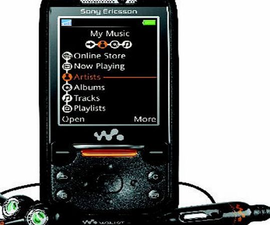 Sony Ericsson W850i Black On Vodafone Pay As You Go