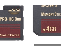 Flash memory card 4 GB Memory Stick PRO