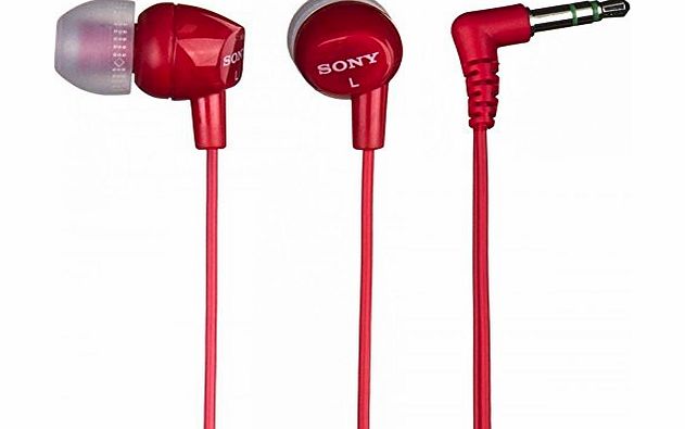 Sony In-Ear Earphones Headphones - Red