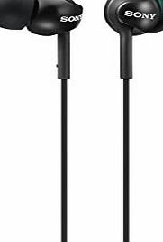 Sony MDR-EX110LP Deep Bass Earphones with Smartphone Control and Mic - Metallic Black