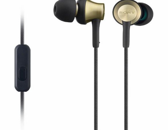 Sony MDR-EX650 Earphones with Brass Housing, Smartphone Mic and Control