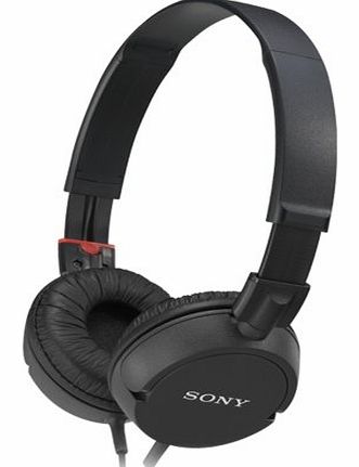 MDR-ZX100 Outdoor Headband Headphones - Black