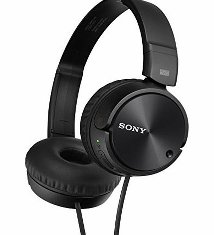 Sony MDR-ZX110NA Overhead Noise Cancelling Headphones - Black