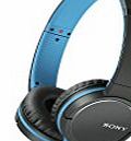 Sony MDR-ZX660AP Lightweight Over-Ear Headphone with Smartphone Control - Blue
