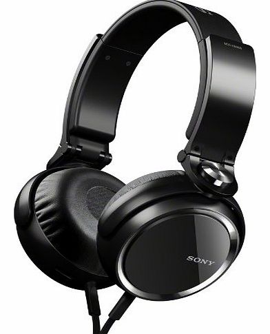 Sony MDRXB600B Overhead Extra Bass Headphones - Black