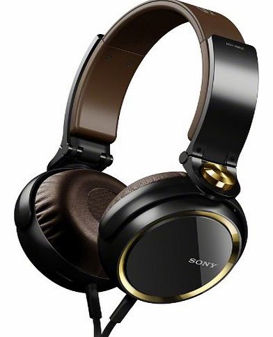 Sony MDRXB600B Overhead Extra Bass Headphones - Brown