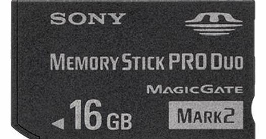 SONY Memory Stick PRO Duo Memory Card - 16 GB