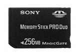 Sony Memory Stick PRO DUO (PSP Memory) - 256MB