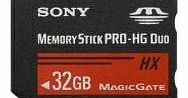 Sony MSHX32B 32GB Memory Stick Pro-HG Duo HX without Adapter