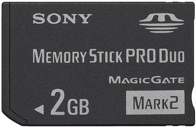 Sony MSMT2G 2GB Memory Stick PRO Duo