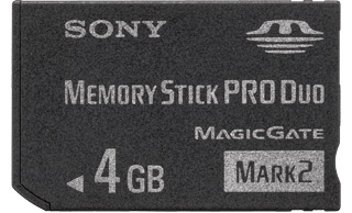 MSMT4G Memory Stick Pro Duo 4Gb MSMT4G