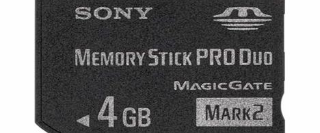 Sony MSMT4GN - 4GB MS PRO DUO MARK2 - .