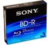 SONY Pack of 3 BNR25B 25 GB Blu-ray BD-R Discs